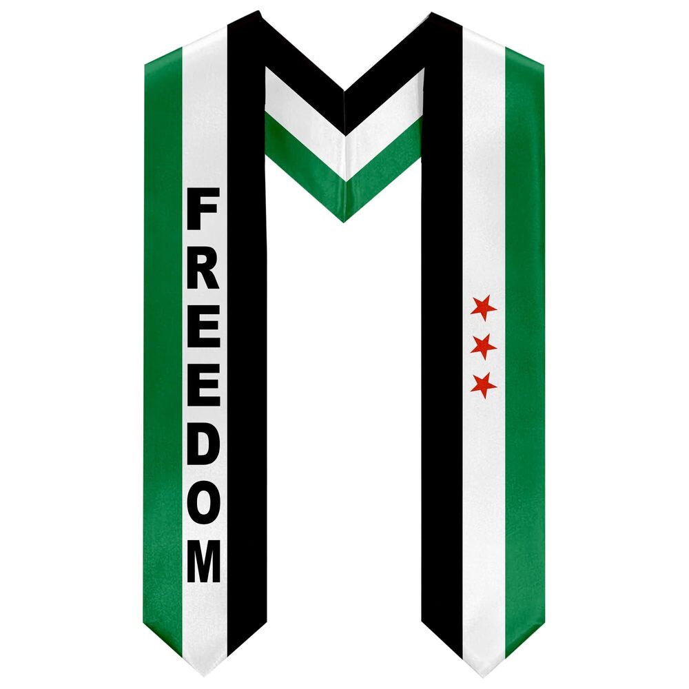 2257 Syria Coalition Freedom Grad Season Scarf Unisex Adult Freedom Syrian